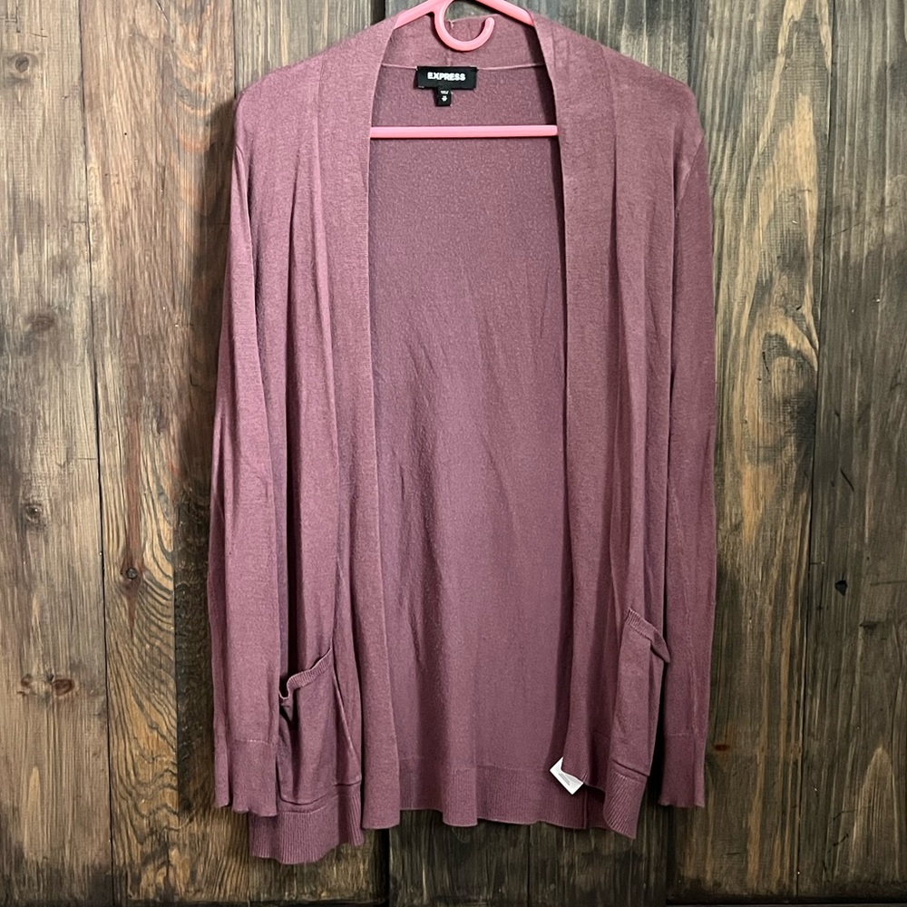 Express Mauve Cardigan